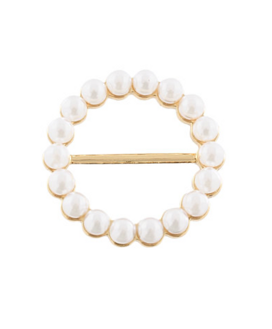 Pearl Halo Scarf Ring