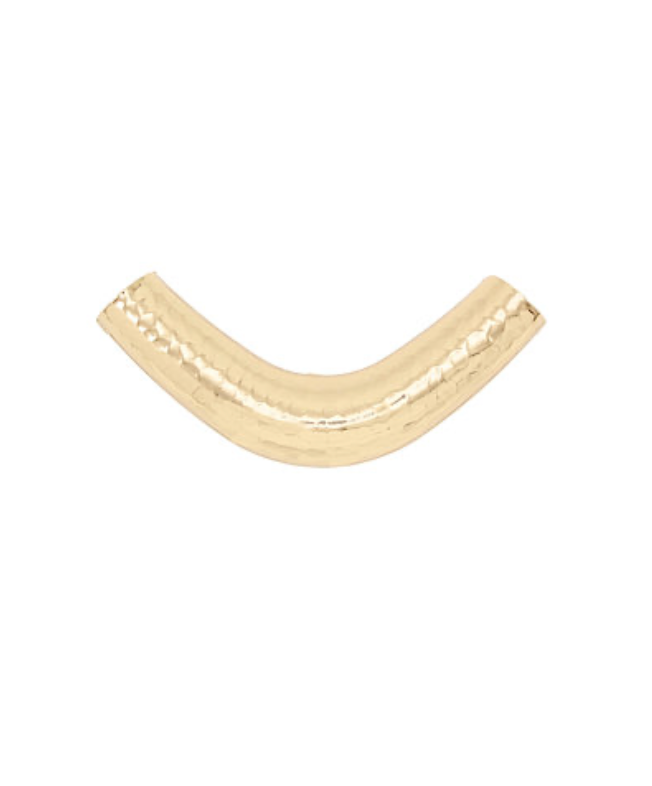 Hammered Arc Scarf Ring