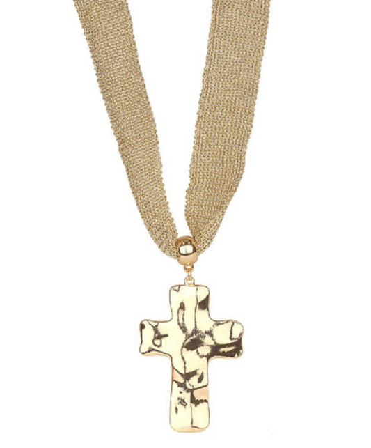 Faith Mesh Necklace