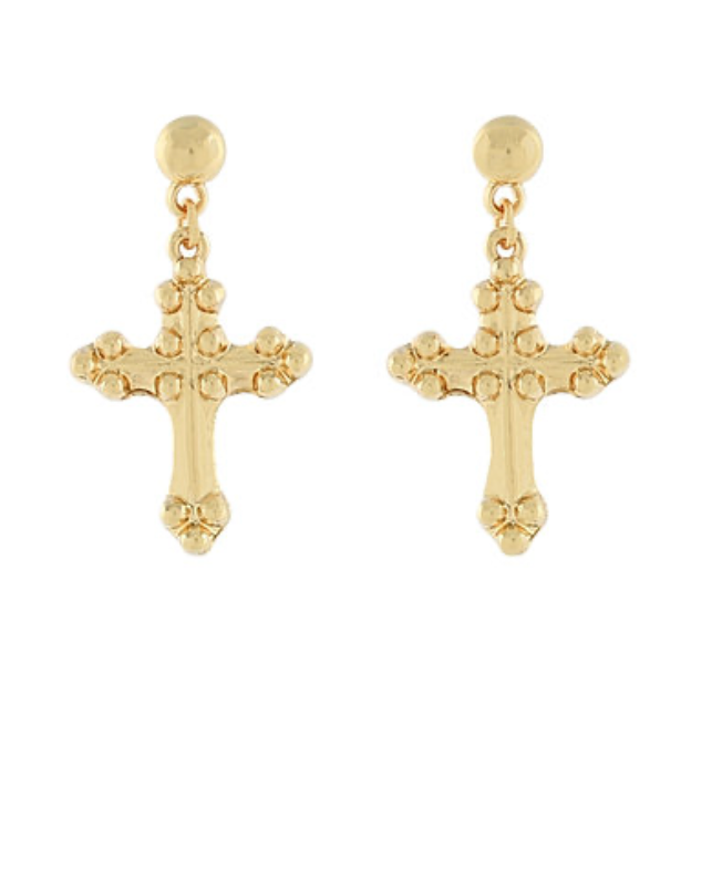 Orion Cross Drop Earrings