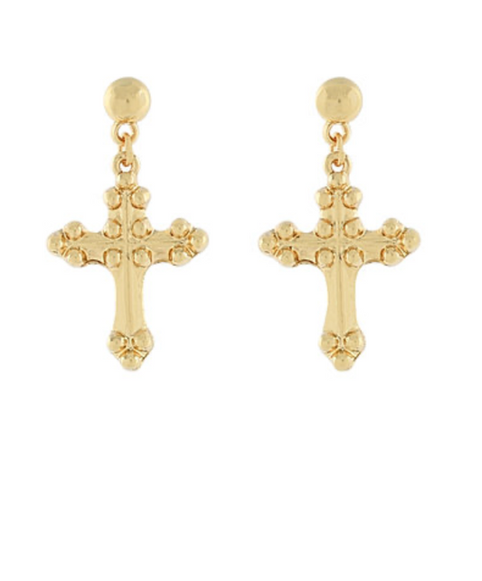 Orion Cross Drop Earrings