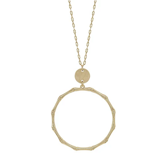 Halo Circle Necklace