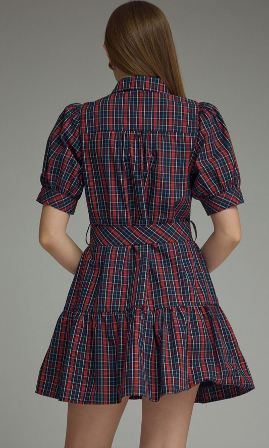 Maple Plaid Dress