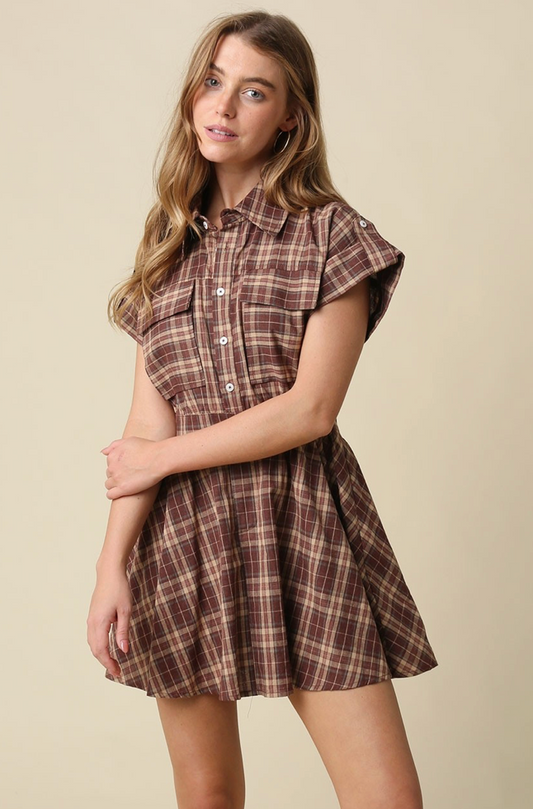 Willow Plaid Dress