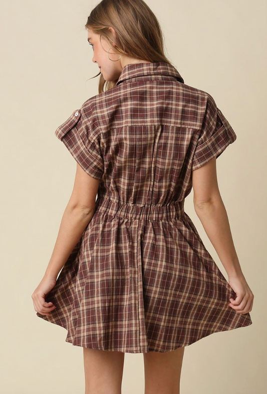 Willow Plaid Dress