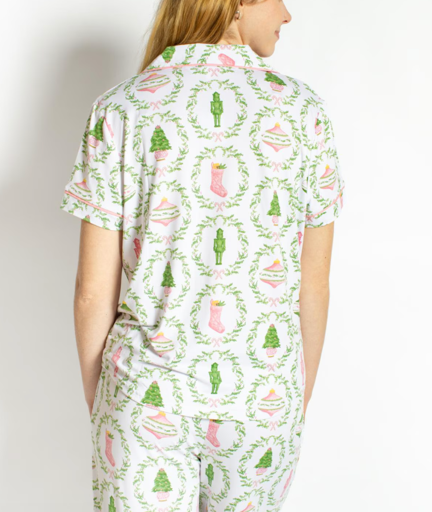 Nutcracker Trellis Pajama Top
