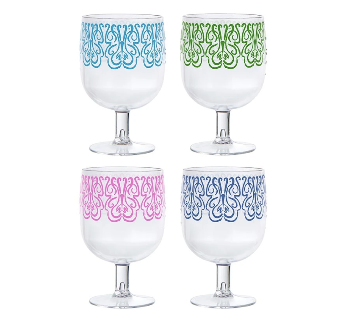 Palm Beach Acrylic Wine Glasses