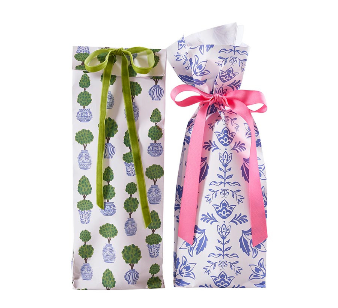 Paper Wine Bag Set