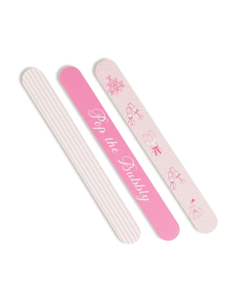 Pop the Bubbly Nail File Set