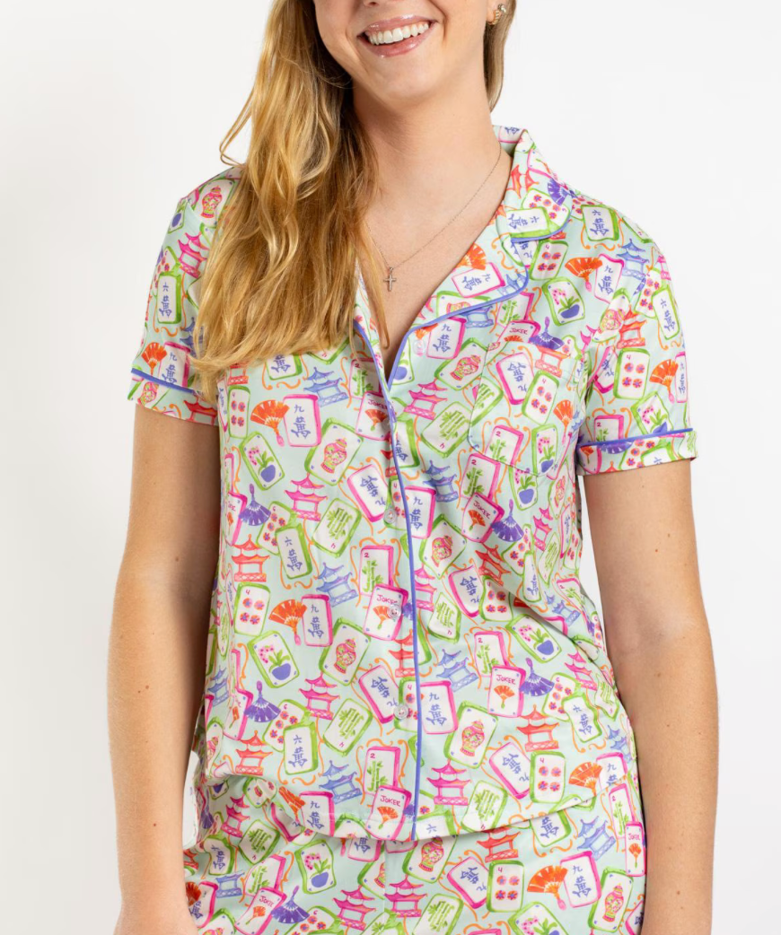 Mahjong Dreams Pajama Top