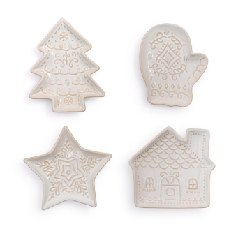 Gingerbread Christmas Tidbit Dish