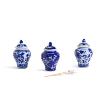 Chinoiserie Ginger Jar w/ Picks