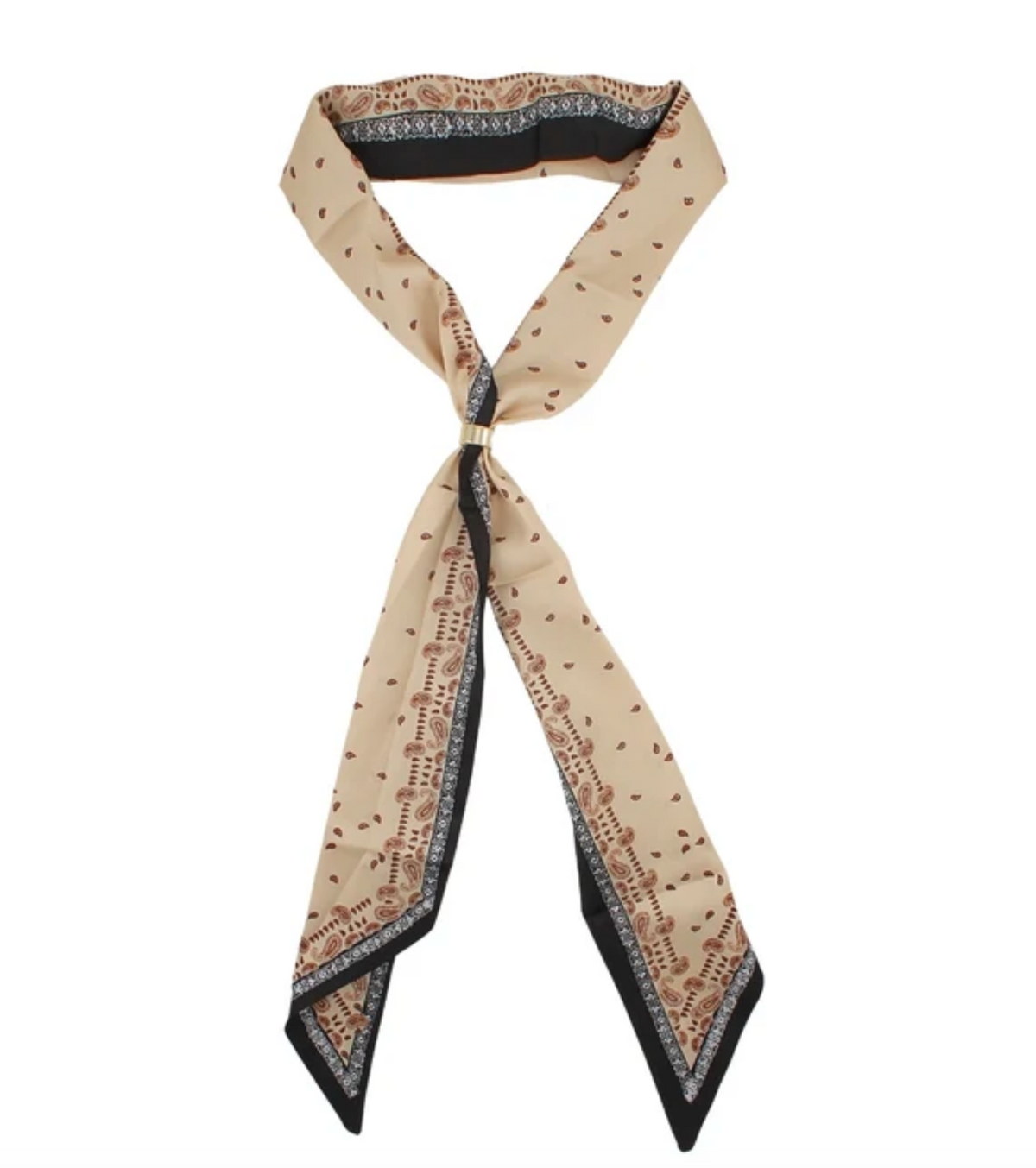Sahara Paisley Luxe Scarf Necklace