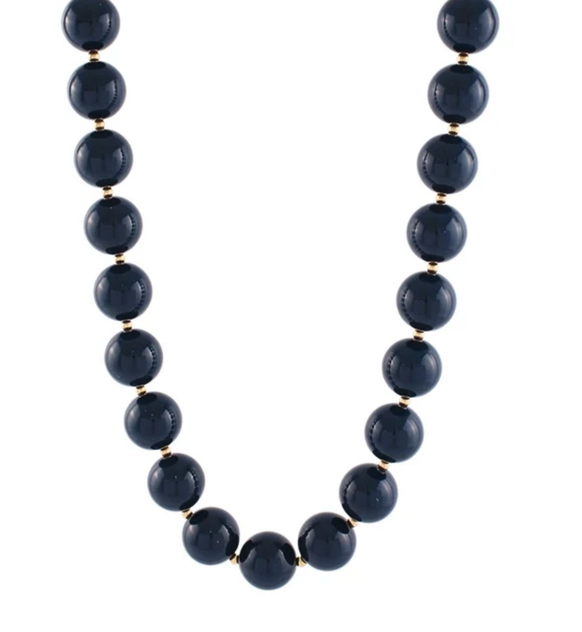 Midnight Sapphire Beaded Necklace