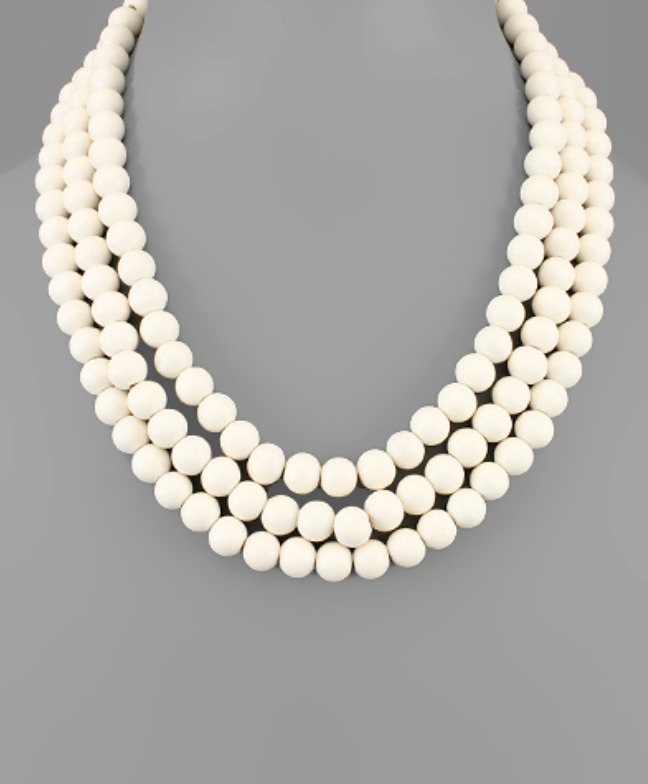 Radiant Bead Statement Necklace
