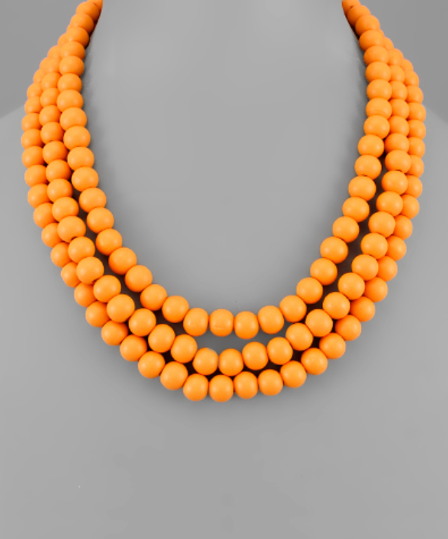 Radiant Bead Statement Necklace