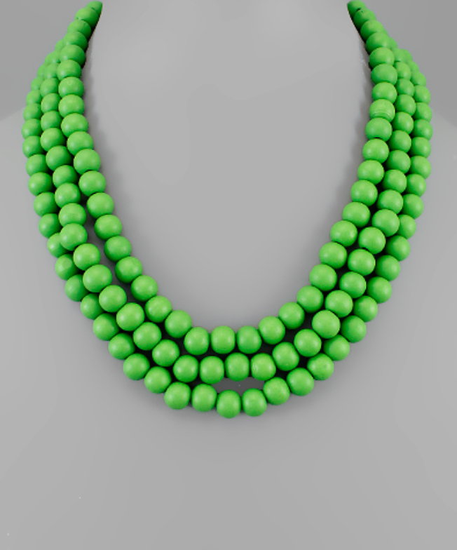 Radiant Bead Statement Necklace