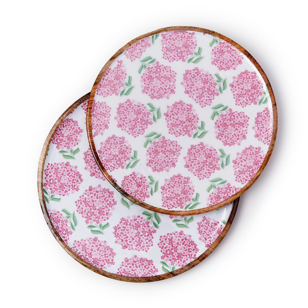 Hydrangea Wooden Trays