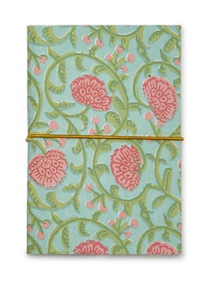 Floral Block Print Notebooks