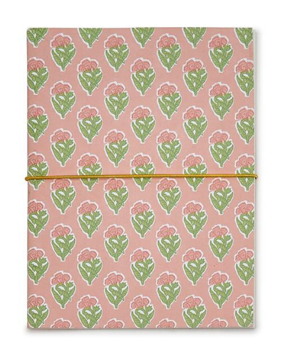 Floral Block Print Notebooks