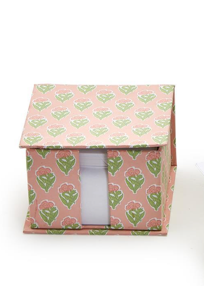 Floral Block Print Sticky Notes