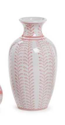 Pink Chinoiserie Vase
