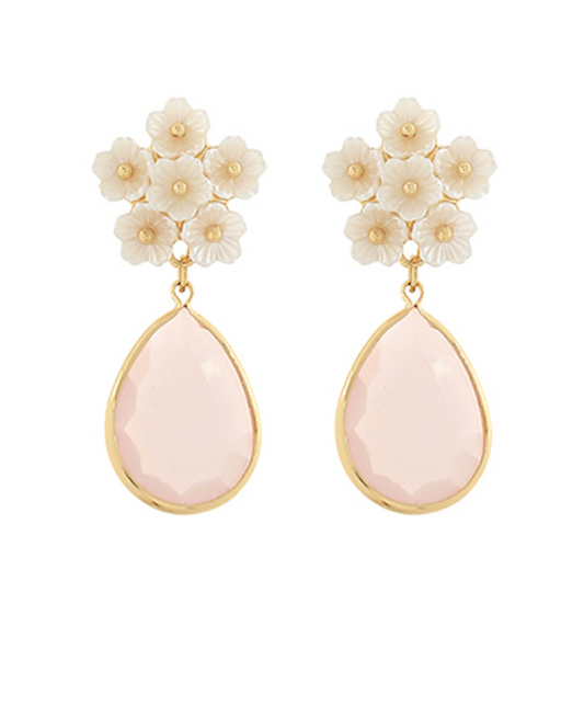 Blossom Aura Teardrop Earrings