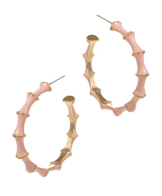 Bamboo Luxe Hoops
