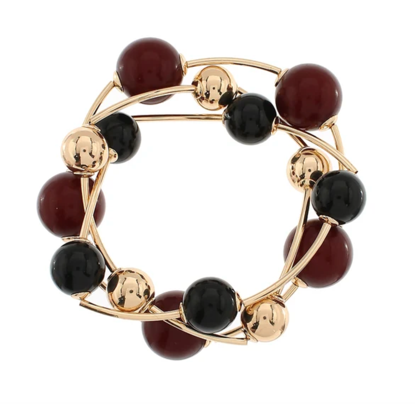 Aurora Bloom Beaded Gold Bracelet