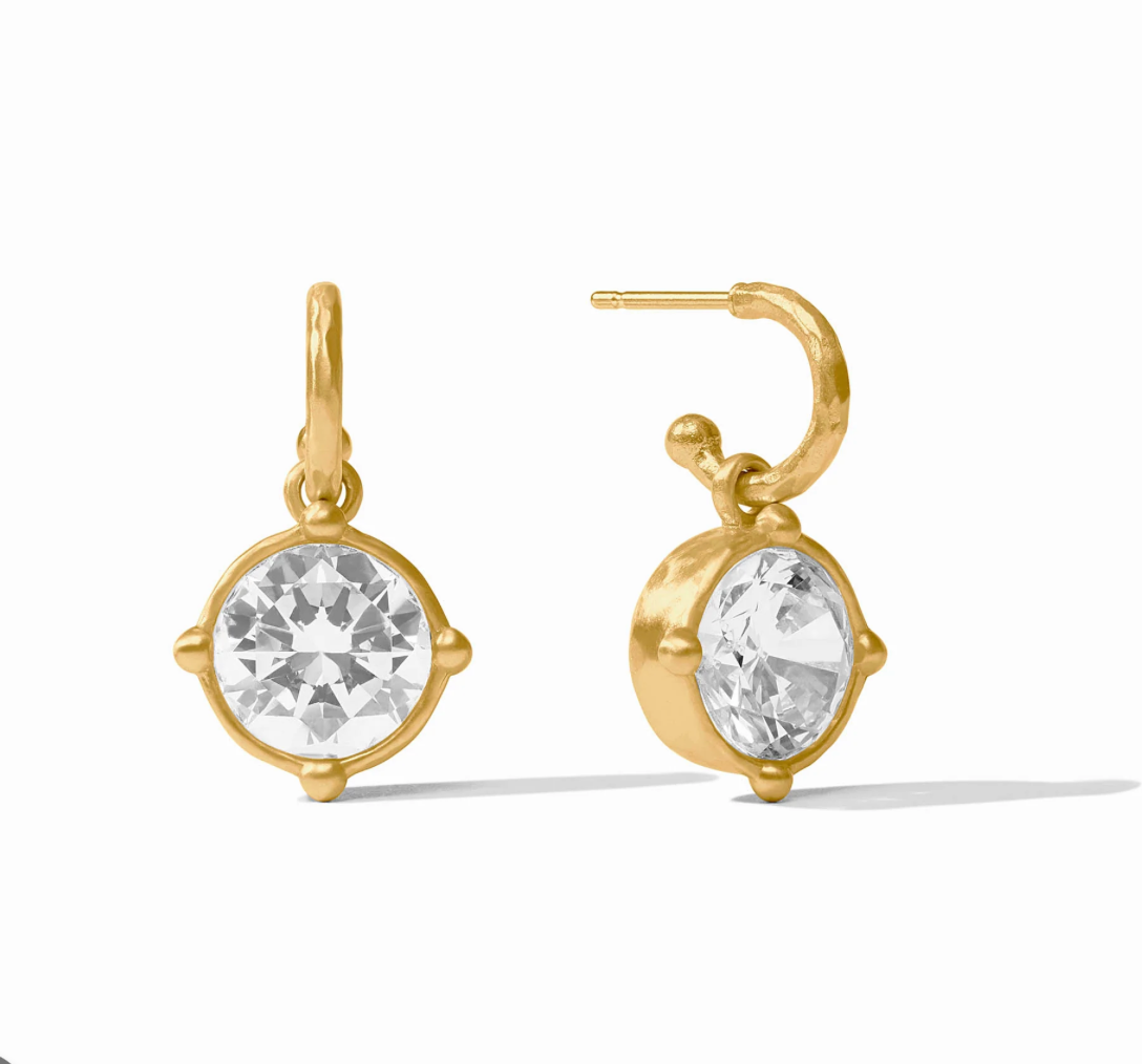 Julie Vos Honeybee Hoop & Charm Earring