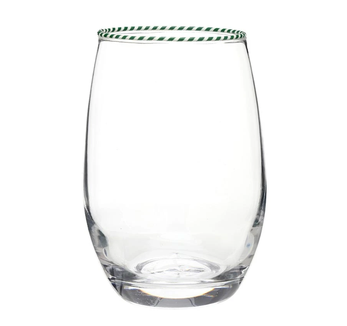 Peppermint Twist Glassware
