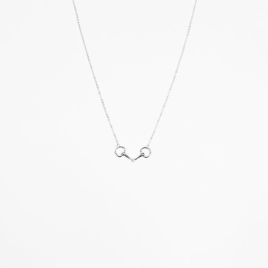 Snaffle Bit Necklace featuring equestrian-inspired charm