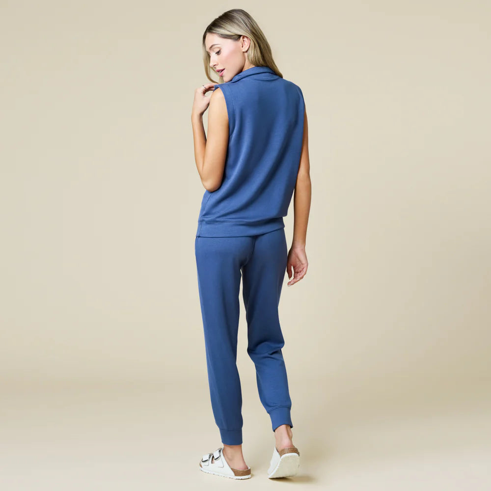 Softies Pure Dream Loungewear in Indigo – ultra-soft, breathable fabric with a relaxed fit, perfect for cozy lounging and effortless style.