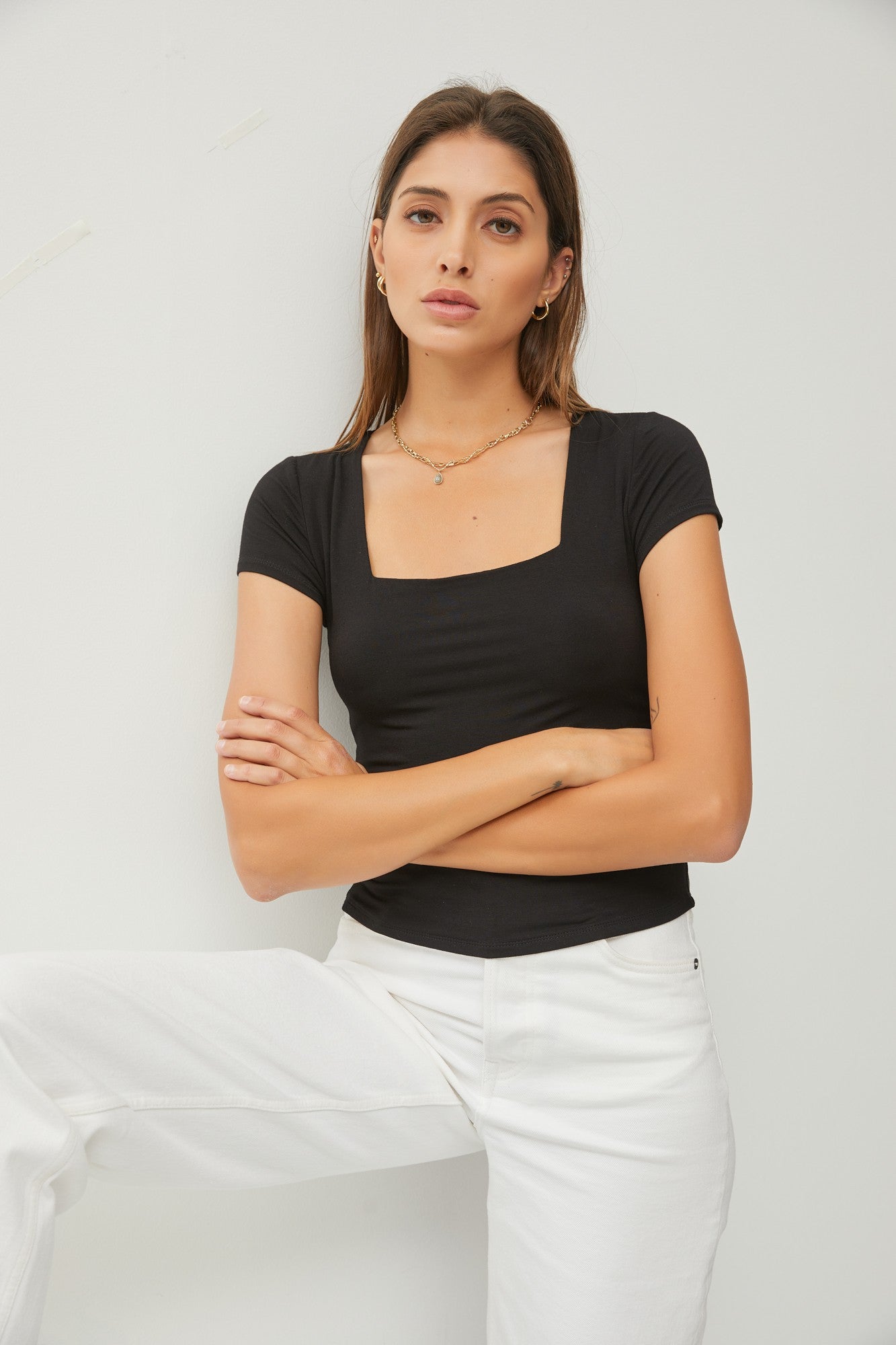 Tanna Square Neck Top