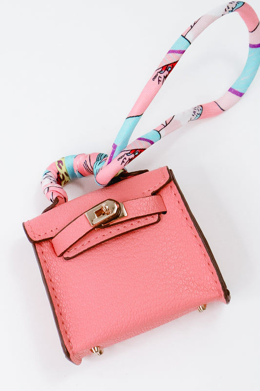 The London Scarf Handle Bag Charm 