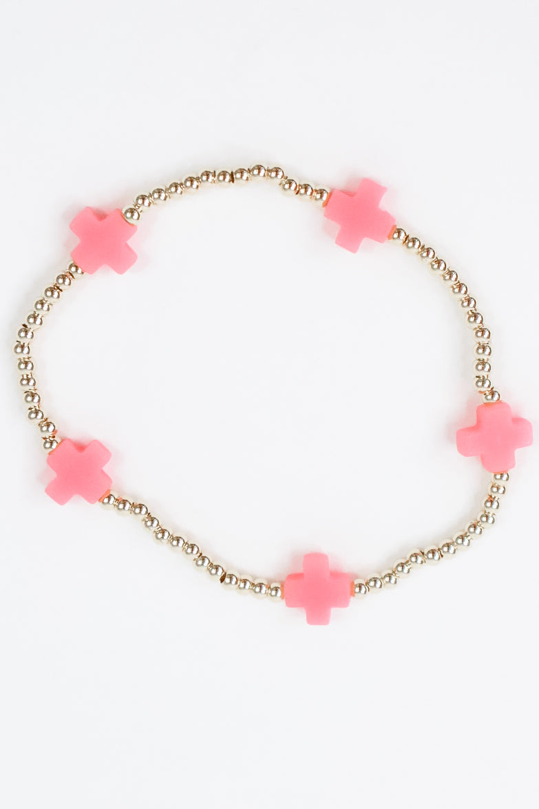 The Sunday Stacker Bracelet Pink