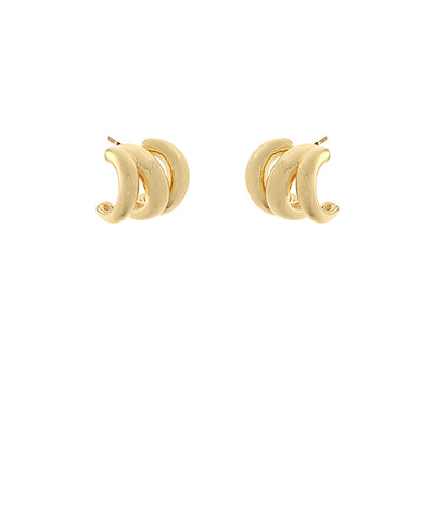 Tri-Layered Half Hoops