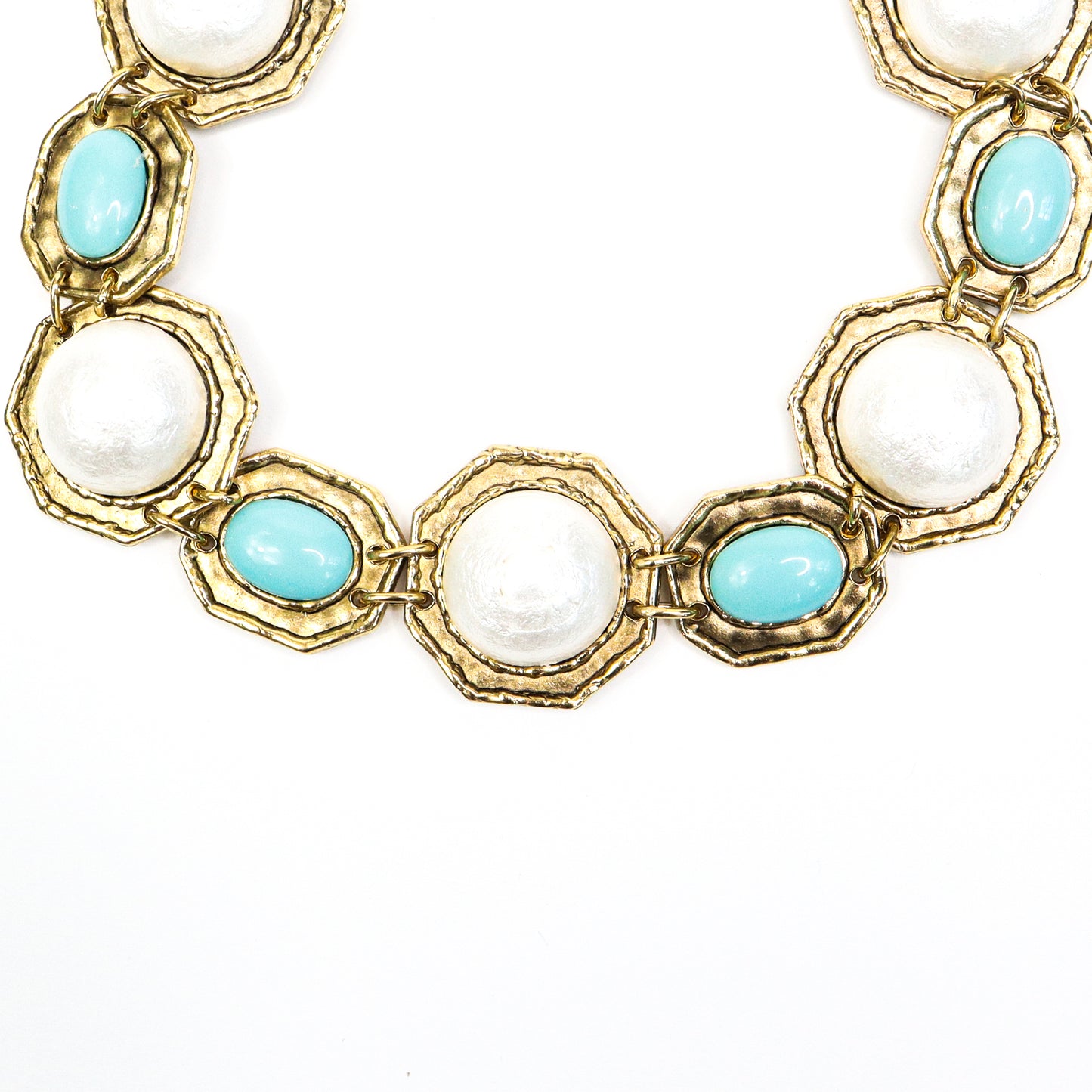 Turquoise & Pearl Necklace