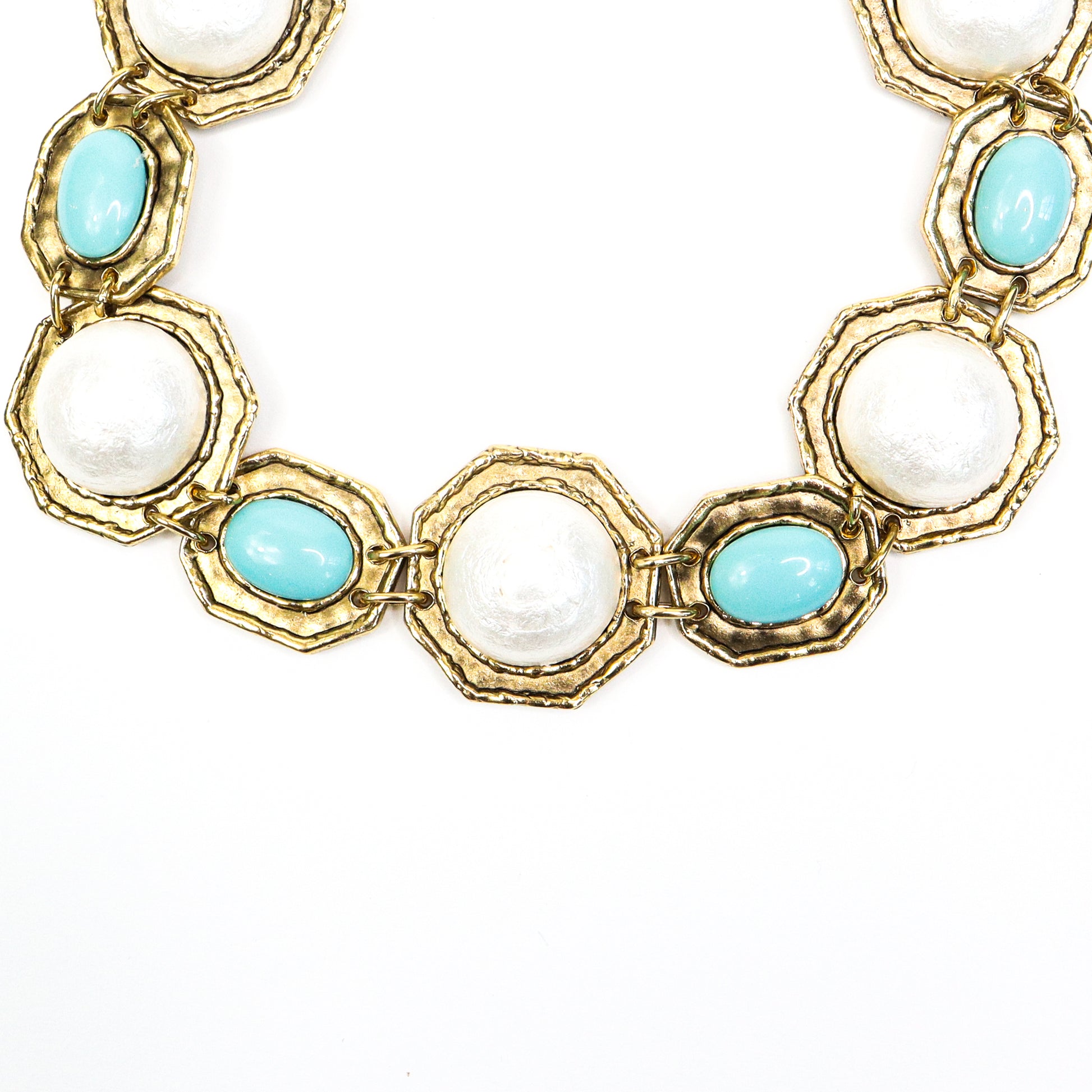 Turquoise & Pearl Necklace