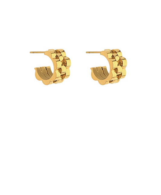 Watchband Style Mini Hoops