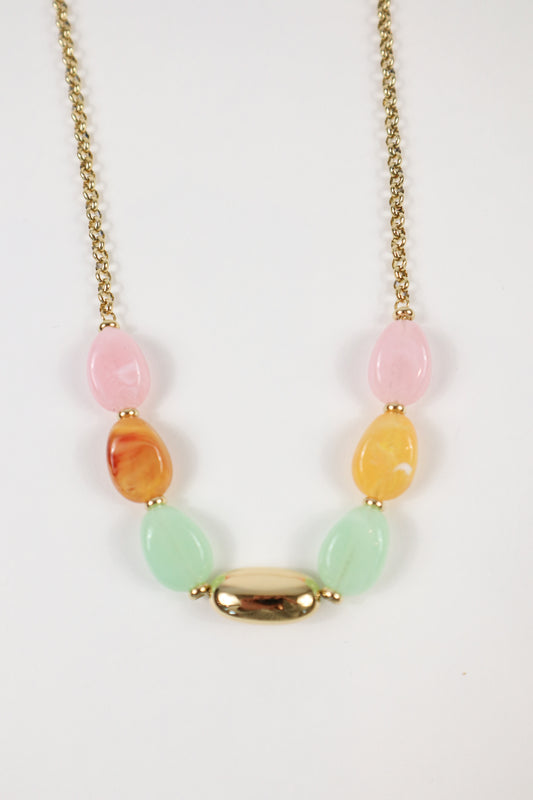 Sunset Sorbet Beaded Necklace