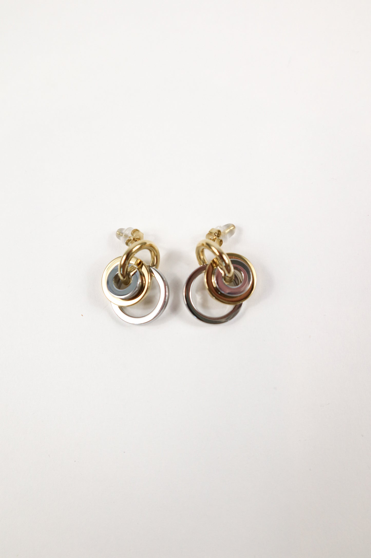 Interlink Radiance Hoop Earrings