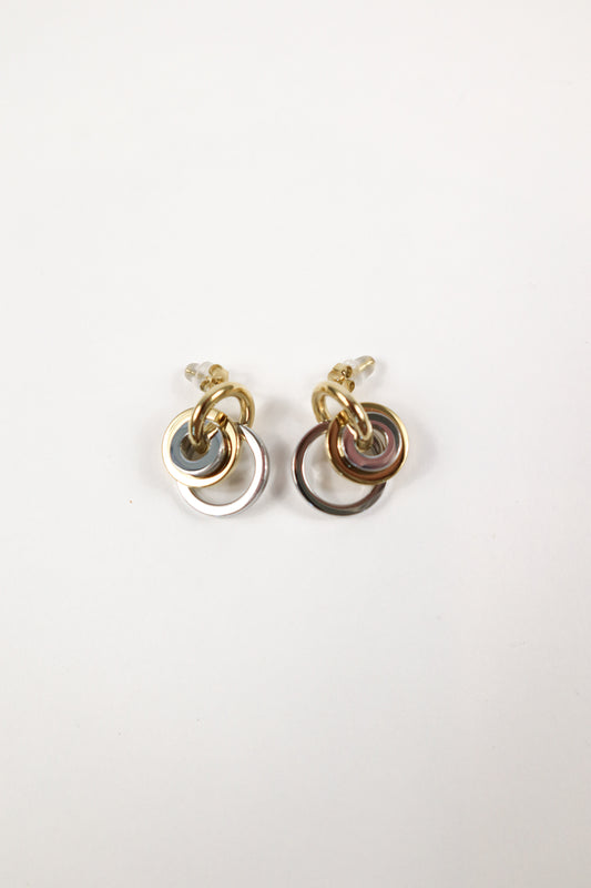 Interlink Radiance Hoop Earrings