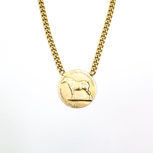 Yochi Heritage Medallion Necklace
