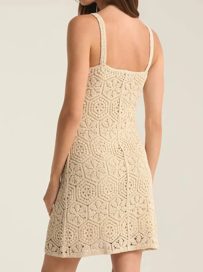 Z Supply Allure Crochet Mini Dress