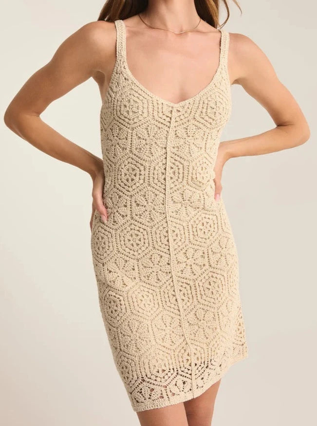 Z Supply Allure Crochet Mini Dress