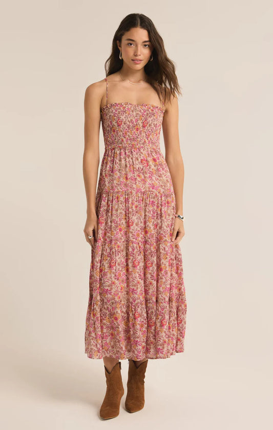 Z Supply Balos Lima Floral Midi Dress