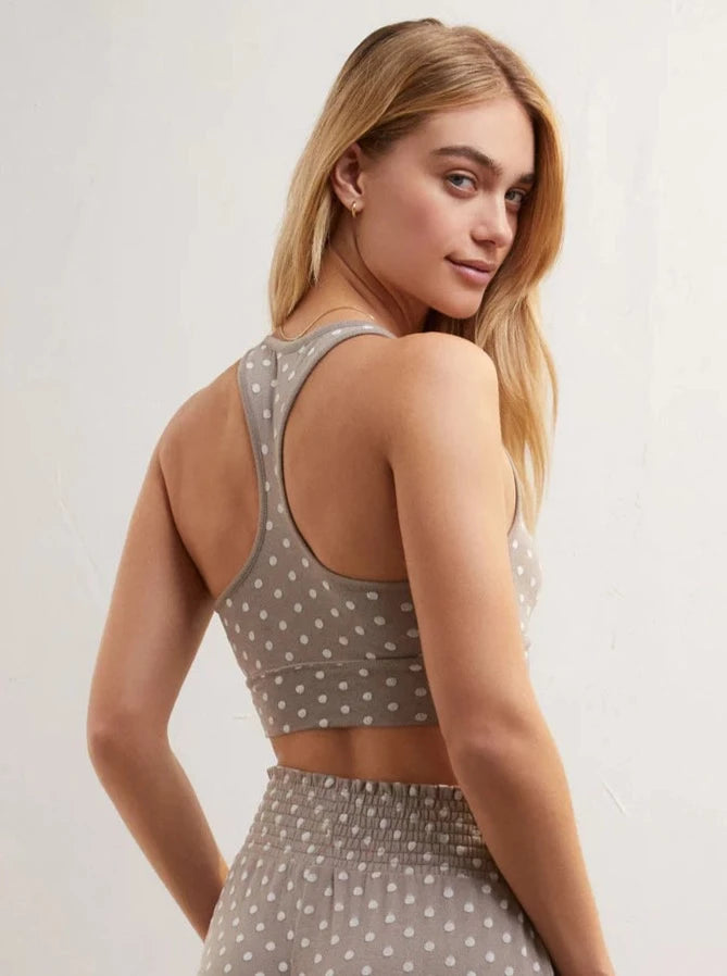 Z Supply V-Neck Dawn Dot Bra