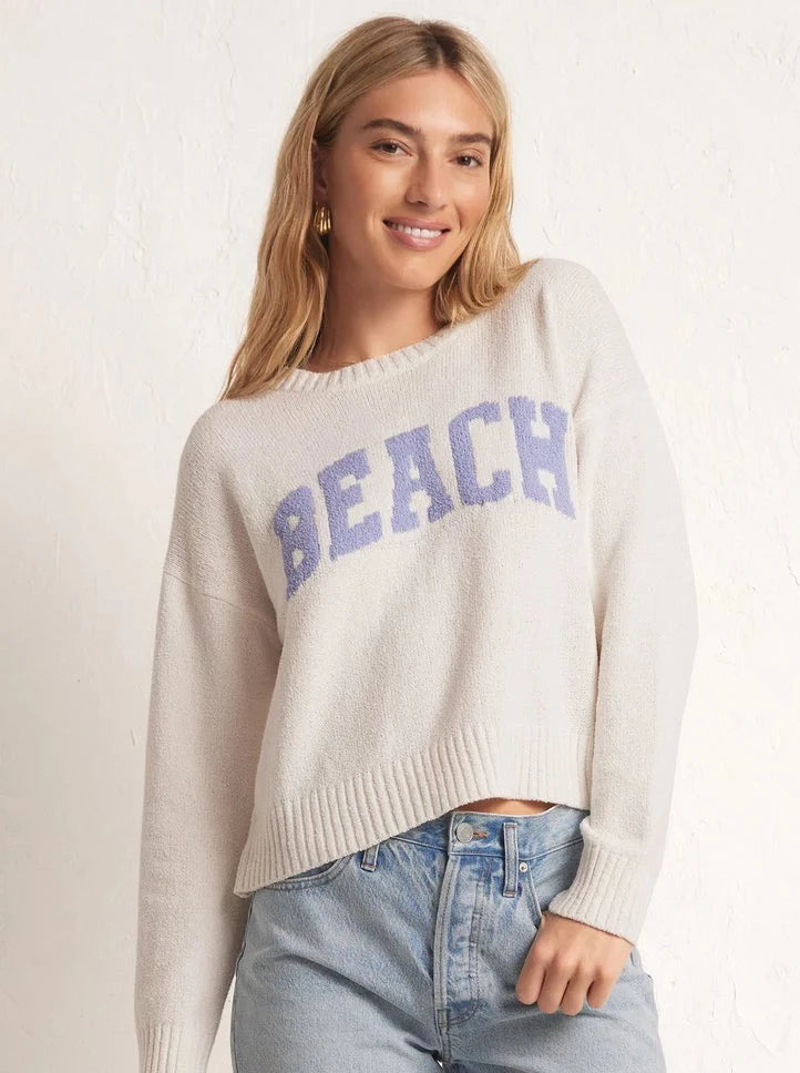 Beach Sweater - Violet Haze
