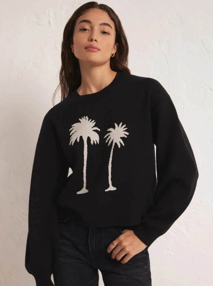 In The Palms Sweater - Black